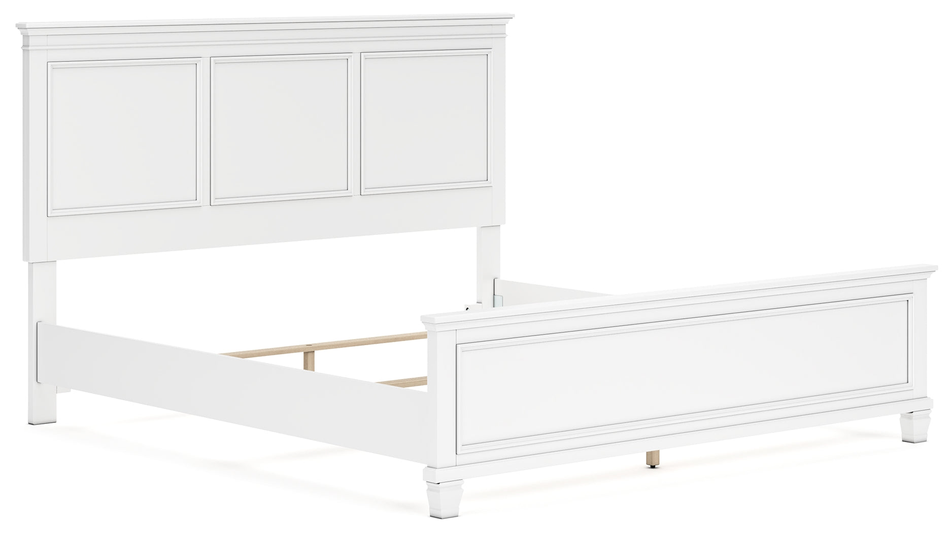 Furniture City Laplace - Ashley Furniture - Fortman Bedroom - King Panel Bed / White - B680B4