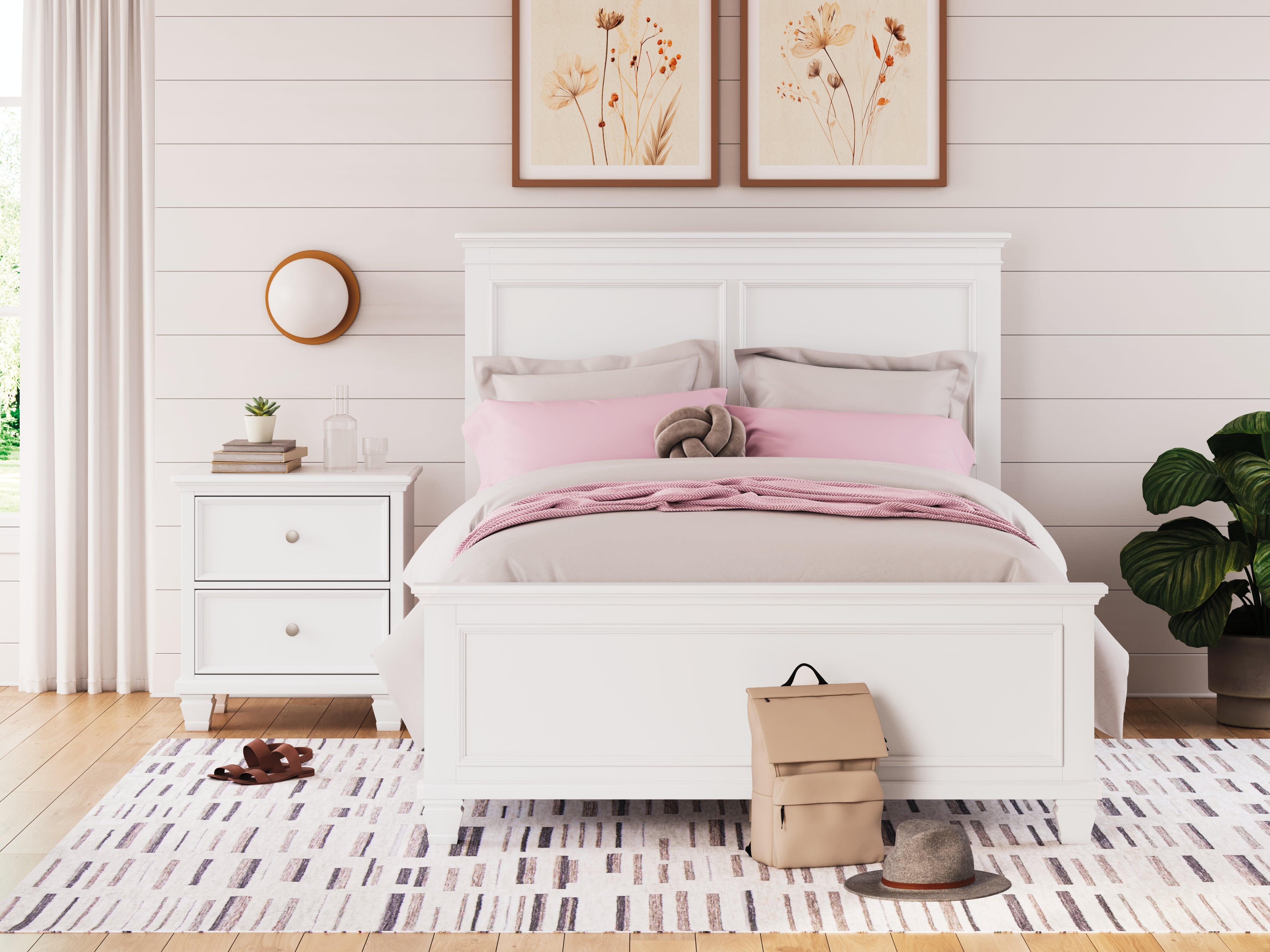 Furniture City Laplace - Ashley Furniture - Fortman Bedroom - Full Panel Bed - B680B8
