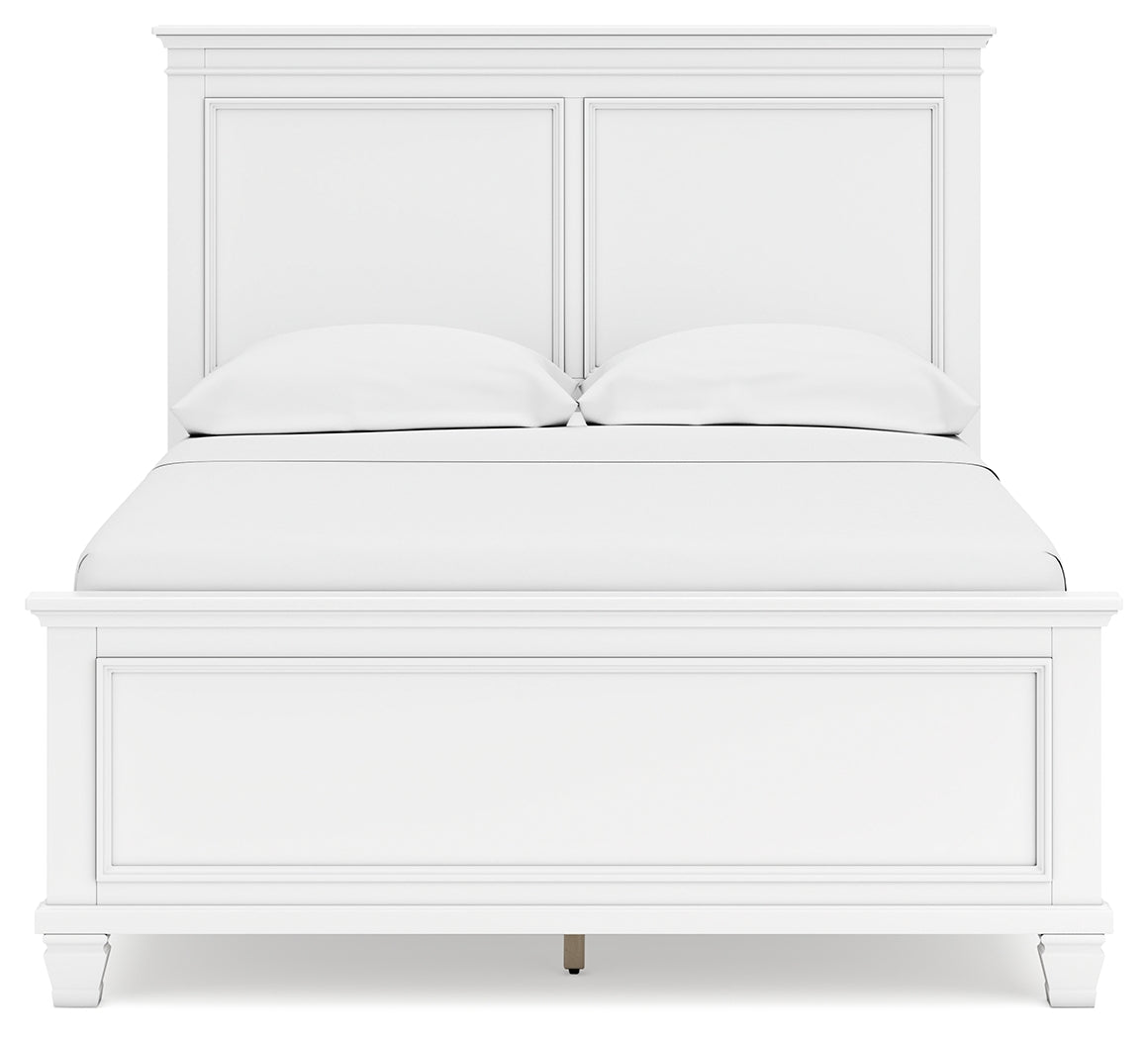 Furniture City Laplace - Ashley Furniture - Fortman Bedroom - Full Panel Bed / White - B680B8