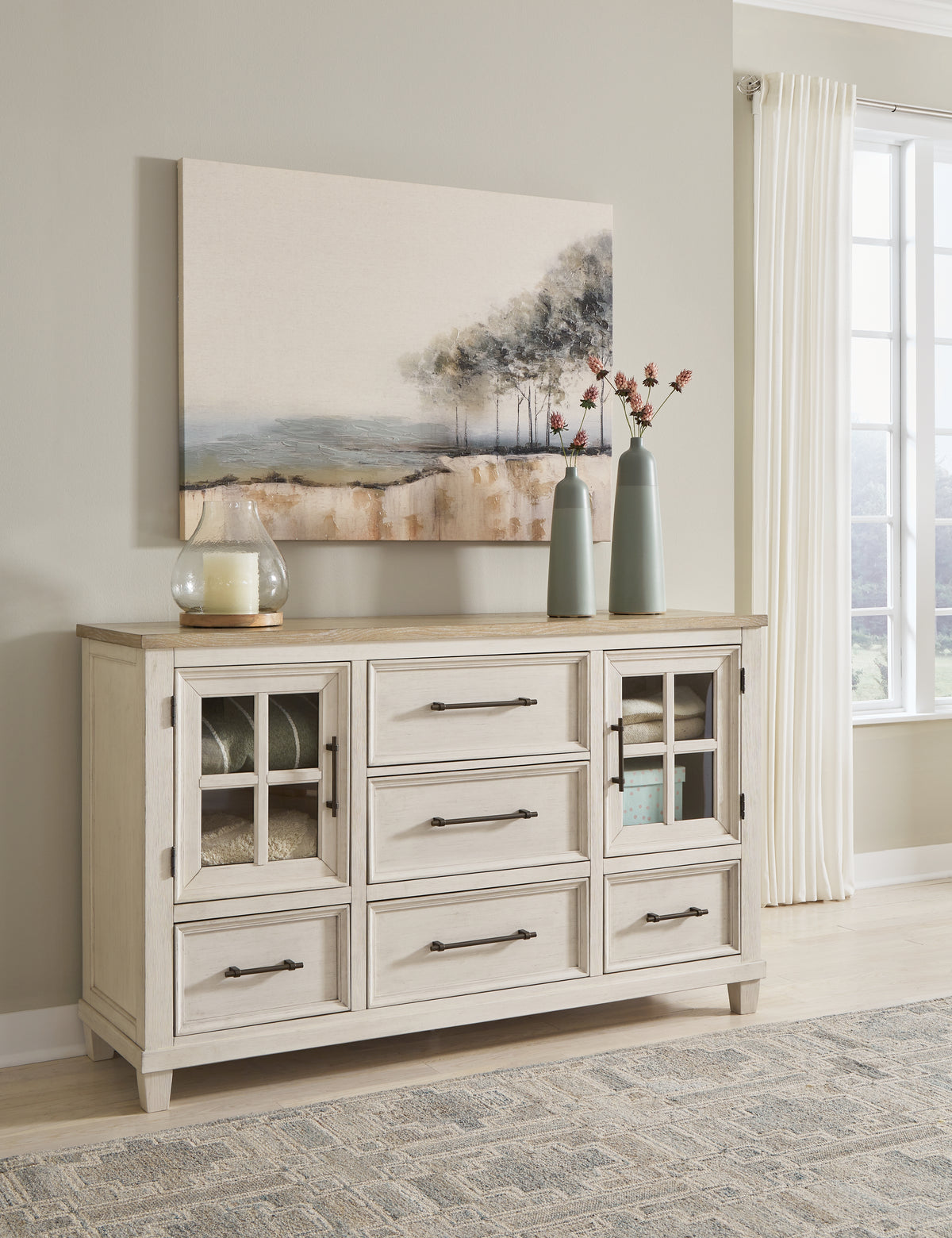 Furniture City Laplace - Ashley Furniture - Shaybrock Dresser - Dresser - B683-31