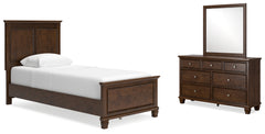 Furniture City Laplace - Ashley Furniture - Danabrin Twin Panel Bed, Dresser and Mirror - Twin Panel Bed, Dresser and Mirror - B685B7