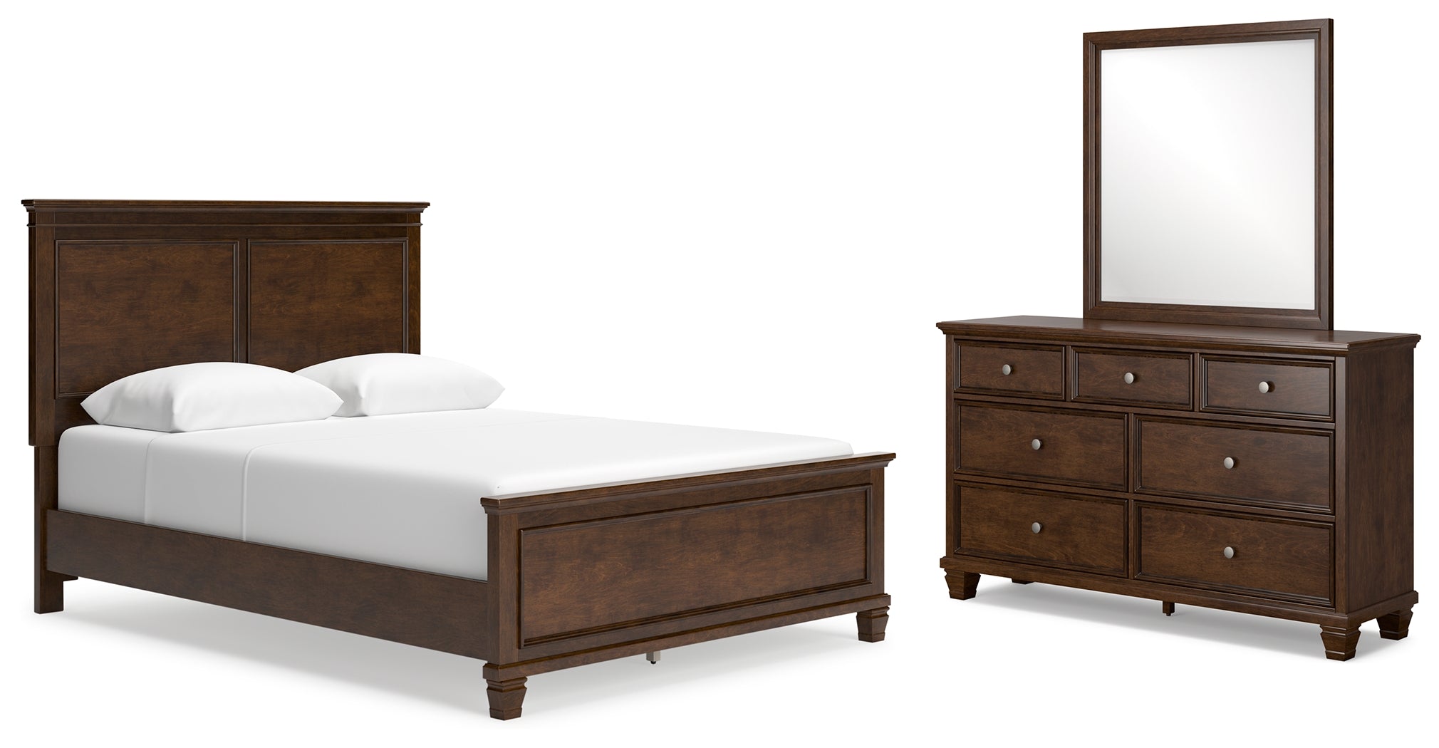 Furniture City Laplace - Ashley Furniture - Danabrin Queen Panel Bed, Dresser and Mirror - Queen Panel Bed, Dresser and Mirror - B685B3
