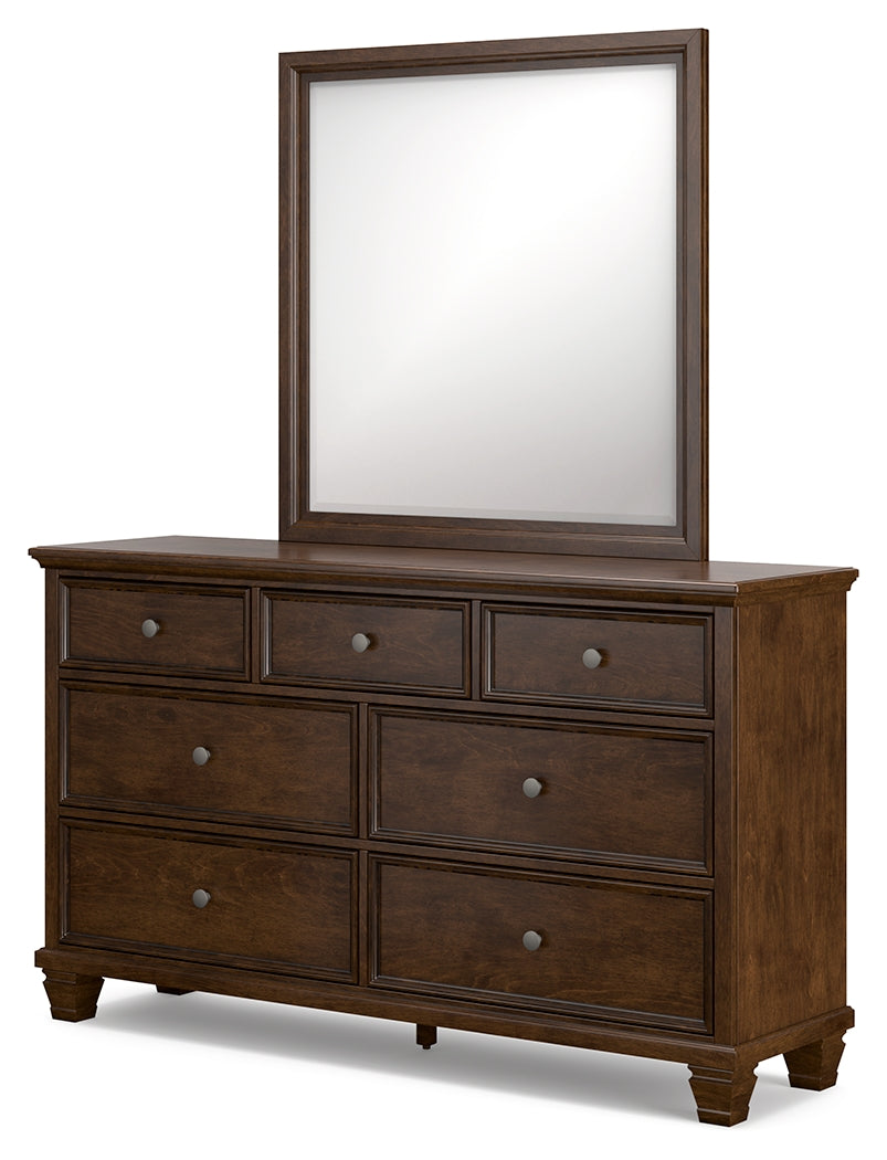 Furniture City Laplace - Ashley Furniture - Danabrin Bedroom - Dresser and Mirror / Brown - B685B1