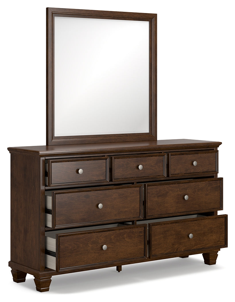 Furniture City Laplace - Ashley Furniture - Danabrin Bedroom - Dresser and Mirror / Brown - B685B1