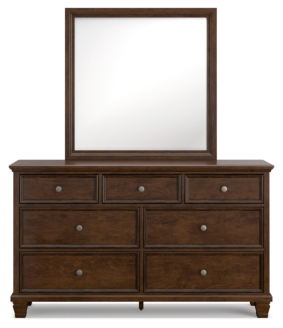Furniture City Laplace - Ashley Furniture - Danabrin Bedroom - Dresser and Mirror / Brown - B685B1