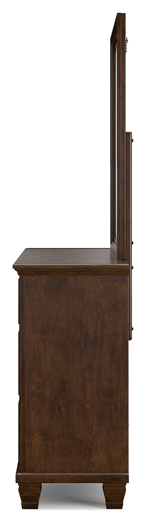 Furniture City Laplace - Ashley Furniture - Danabrin Bedroom - Dresser and Mirror / Brown - B685B1
