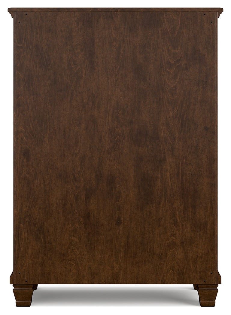 Furniture City Laplace - Ashley Furniture - Danabrin Bedroom - Five Drawer Chest / Brown - B685-46