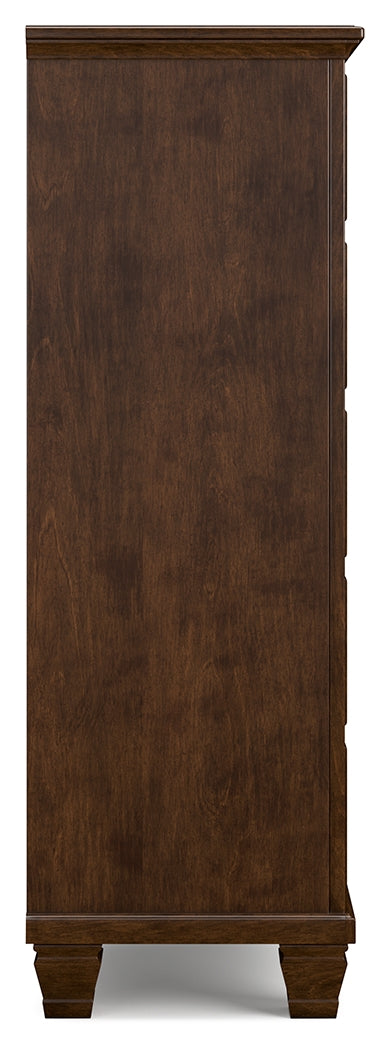Furniture City Laplace - Ashley Furniture - Danabrin Bedroom - Five Drawer Chest / Brown - B685-46