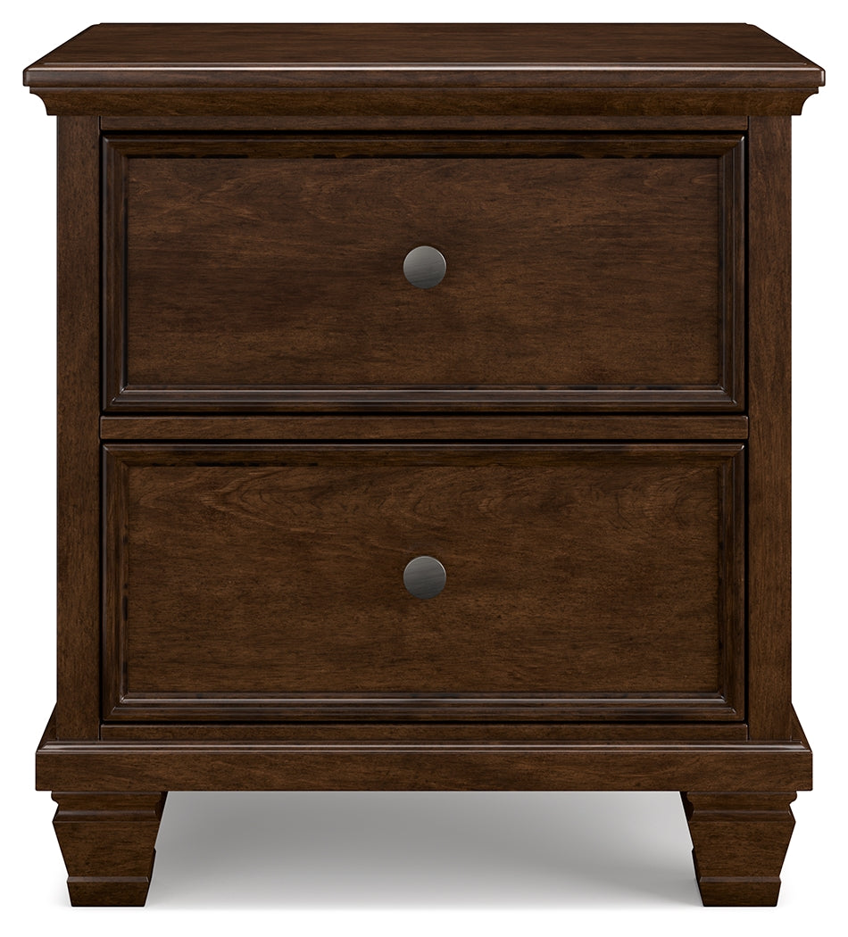 Furniture City Laplace - Ashley Furniture - Danabrin Bedroom - Two Drawer Night Stand / Brown - B685-92