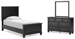 Furniture City Laplace - Ashley Furniture - Lanolee Twin Panel Bed, Dresser and Mirror - Twin Panel Bed, Dresser and Mirror - B687B3