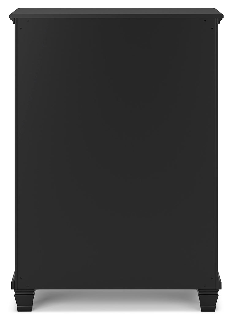 Furniture City Laplace - Ashley Furniture - Lanolee Bedroom - Five Drawer Chest / Black - B687-46