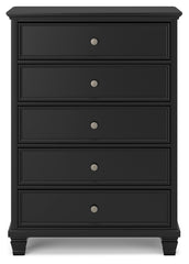 Lanolee Twin Panel Bed and Chest