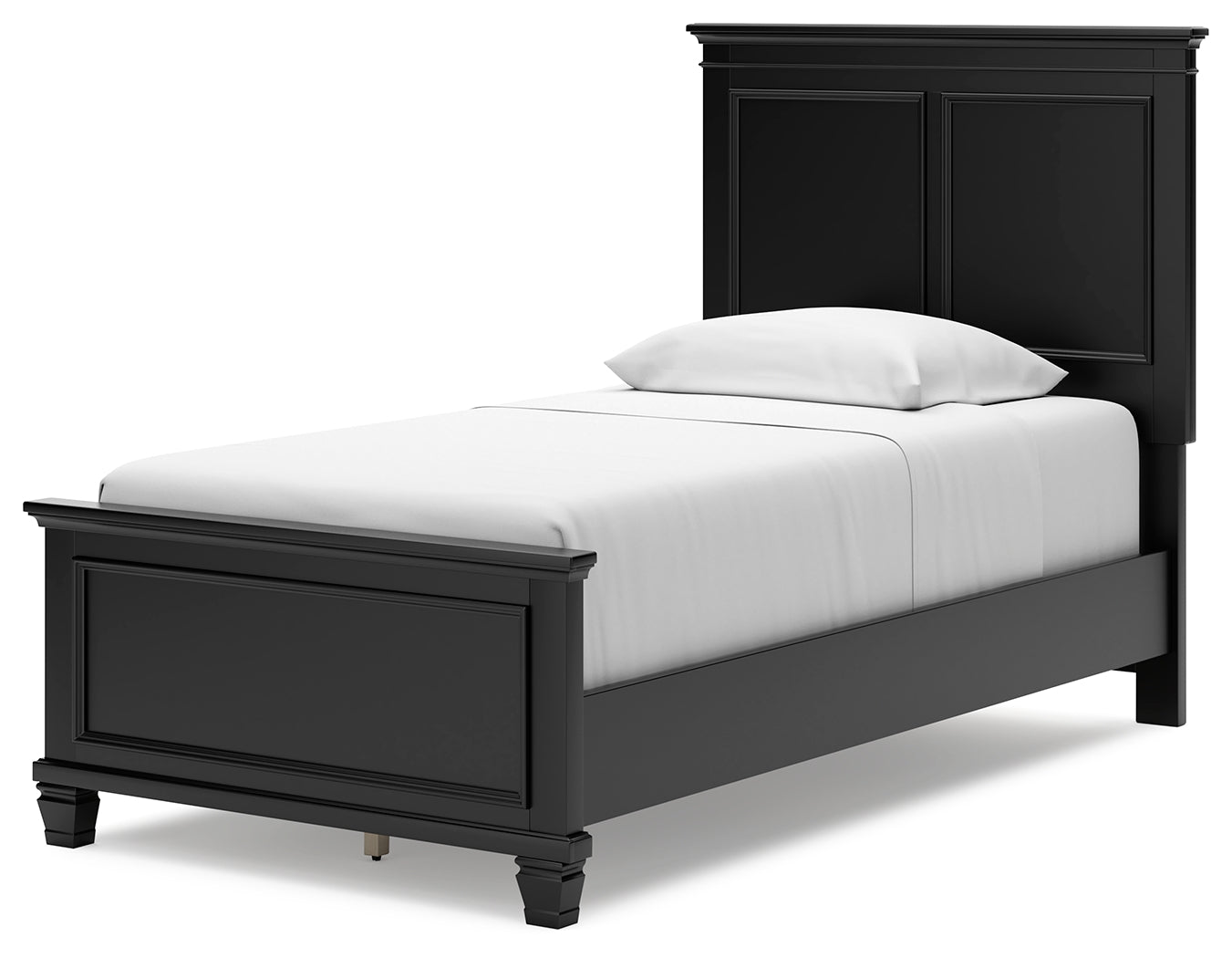 Furniture City Laplace - Ashley Furniture - Lanolee Bedroom - Twin Panel Bed / Black - B687B2