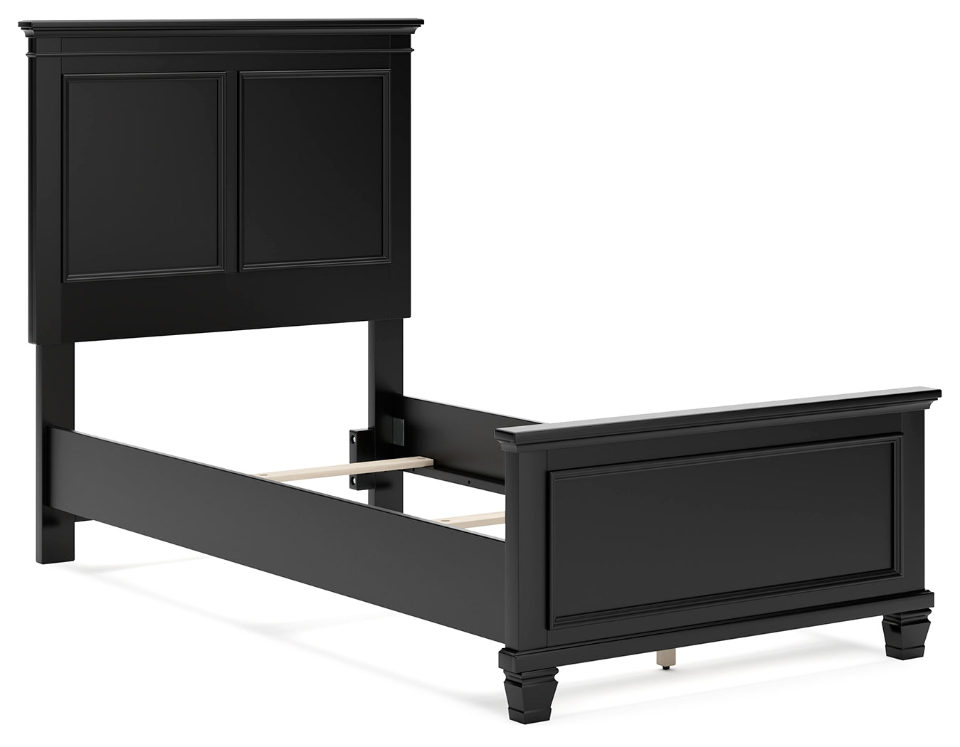 Furniture City Laplace - Ashley Furniture - Lanolee Bedroom - Twin Panel Bed / Black - B687B2