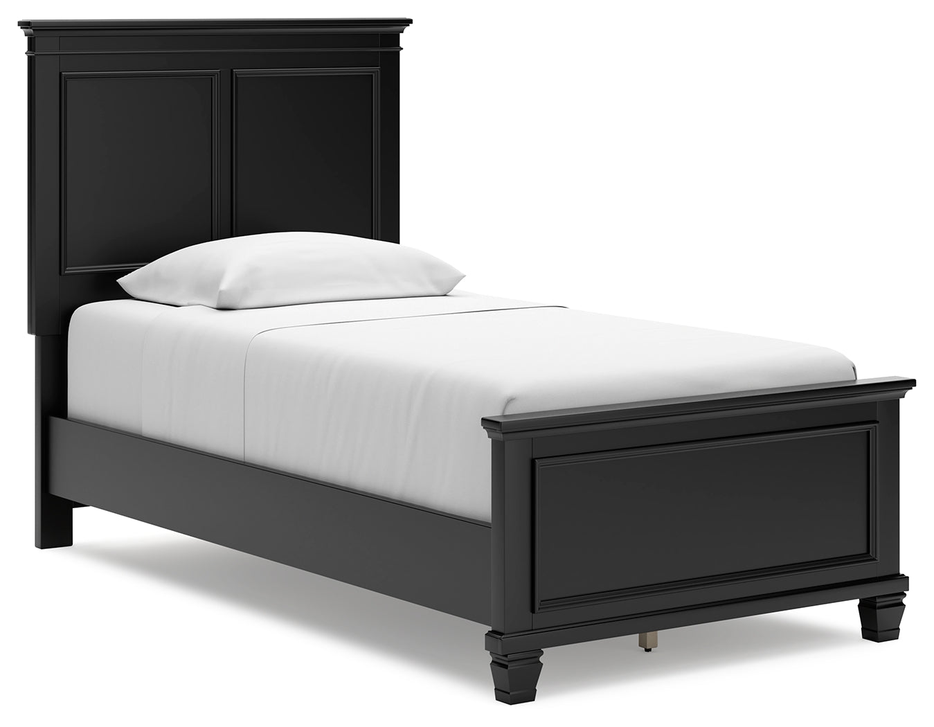 Furniture City Laplace - Ashley Furniture - Lanolee Bedroom - Twin Panel Bed / Black - B687B2