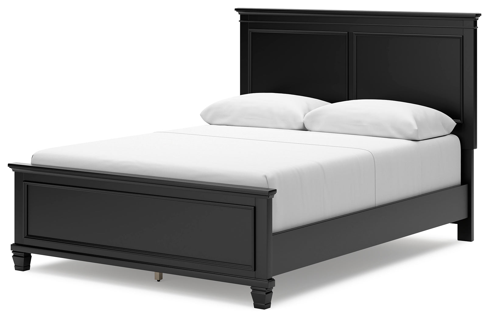 Furniture City Laplace - Ashley Furniture - Lanolee Bedroom - Queen Panel Bed / Black - B687B6