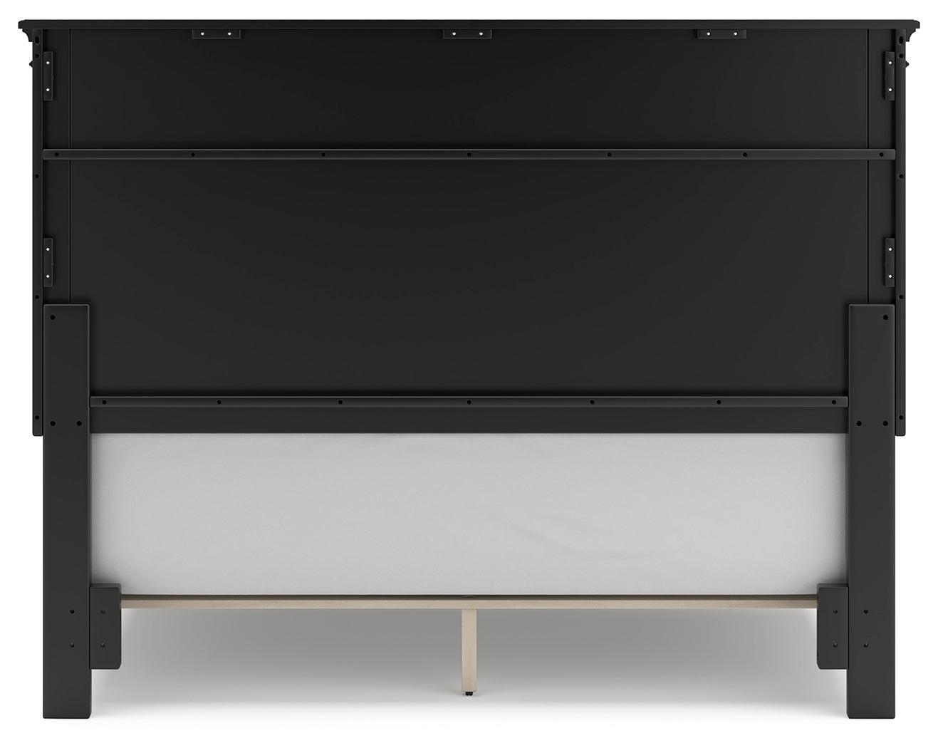 Furniture City Laplace - Ashley Furniture - Lanolee Bedroom - Queen Panel Bed / Black - B687B6