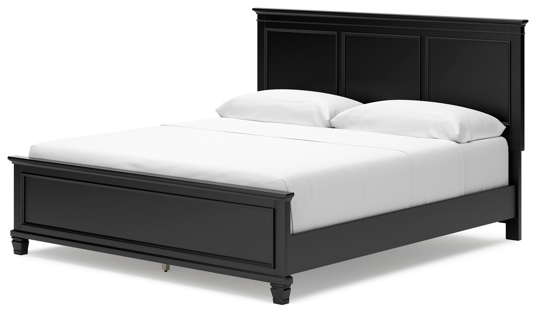 Furniture City Laplace - Ashley Furniture - Lanolee Bedroom - California King Panel Bed / Black - B687B9