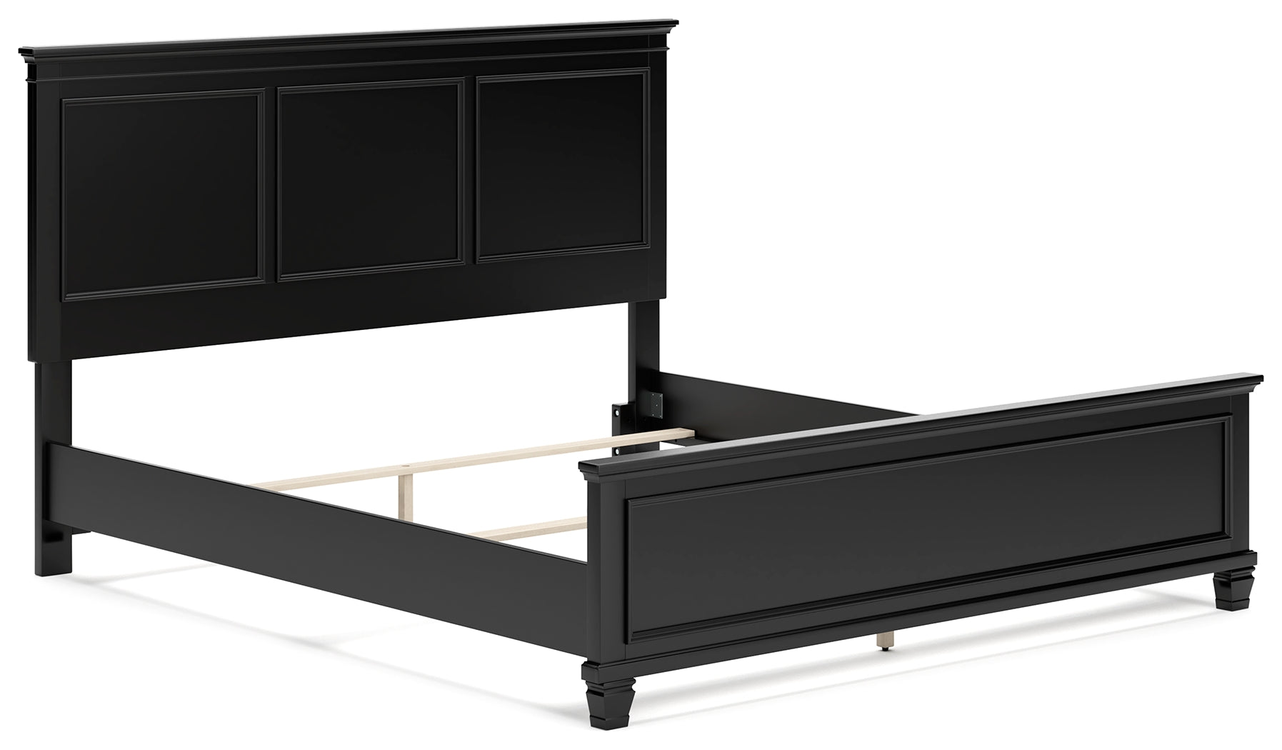 Furniture City Laplace - Ashley Furniture - Lanolee Bedroom - California King Panel Bed / Black - B687B9