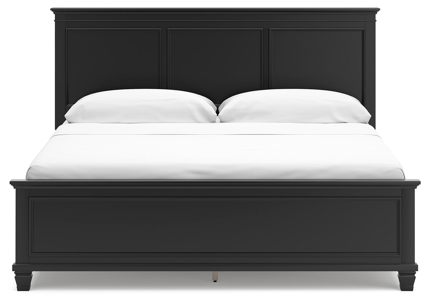 Furniture City Laplace - Ashley Furniture - Lanolee Bedroom - California King Panel Bed / Black - B687B9