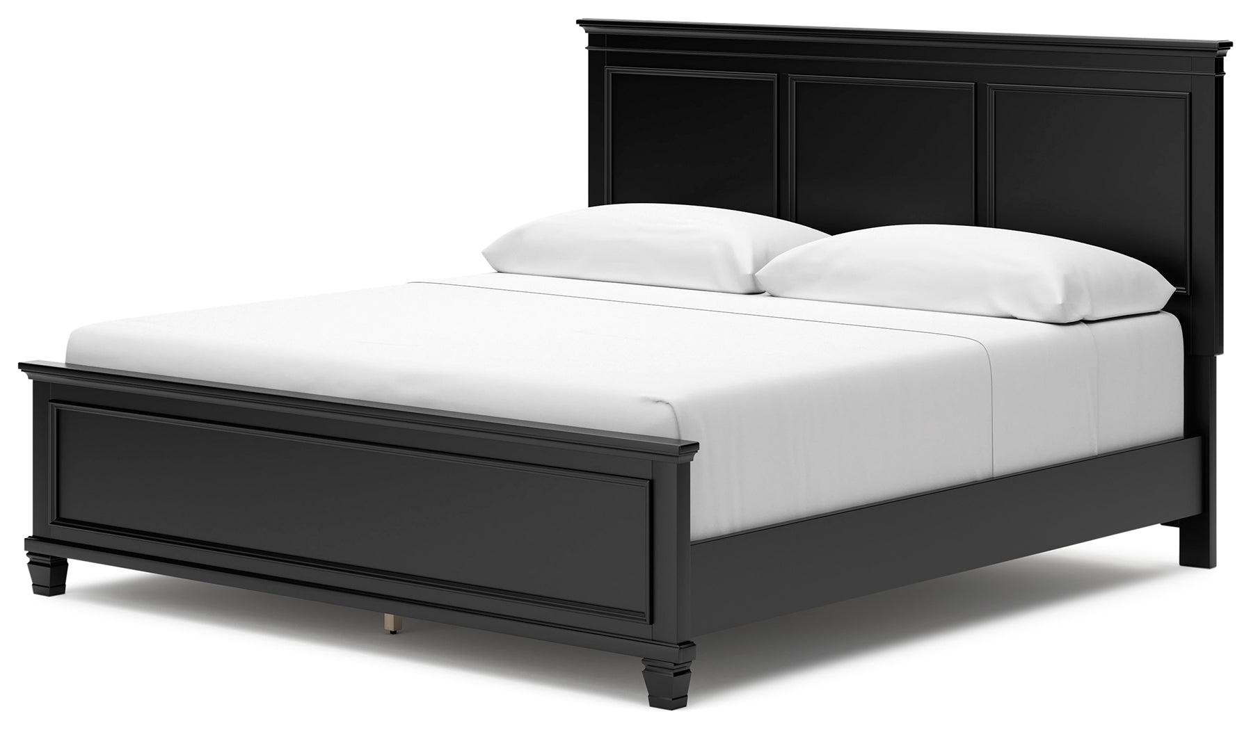 Furniture City Laplace - Ashley Furniture - Lanolee Bedroom - King Panel Bed / Black - B687B8