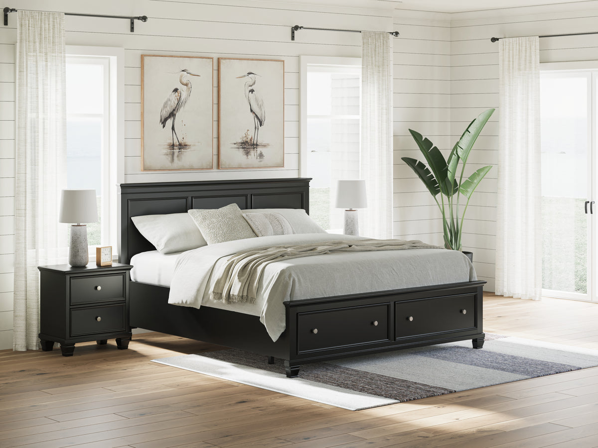 Furniture City Laplace - Ashley Furniture - Lanolee California King Panel Storage Bed - California King Panel Storage Bed - B687B20