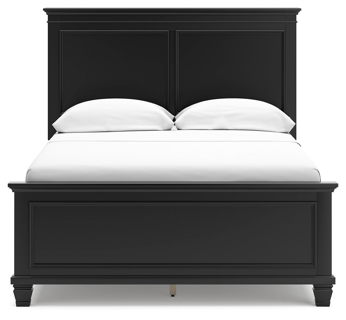 Furniture City Laplace - Ashley Furniture - Lanolee Bedroom - Full Panel Bed / Black - B687B4