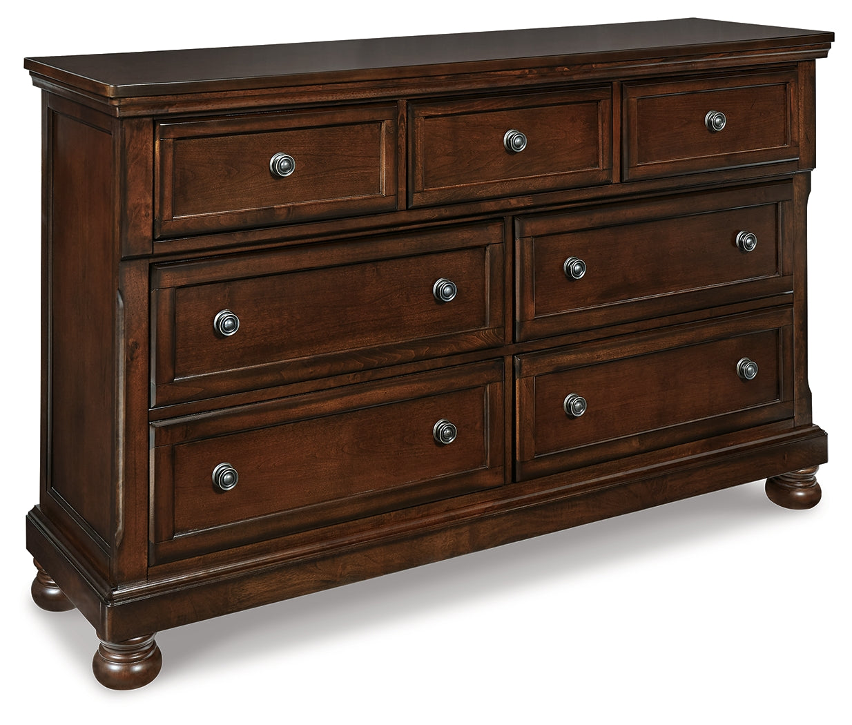Furniture City Laplace - Ashley Furniture - Porter Bedroom - Dresser / Rustic Brown - B697-31