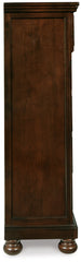 Furniture City Laplace - Ashley Furniture - Porter Bedroom - Dresser and Mirror / Rustic Brown - B697B1
