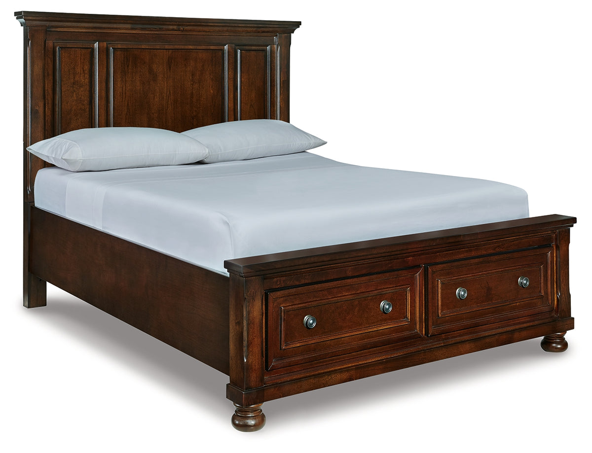 Furniture City Laplace - Ashley Furniture - Porter Queen Panel Storage Bed - Queen Panel Storage Bed - B697B42