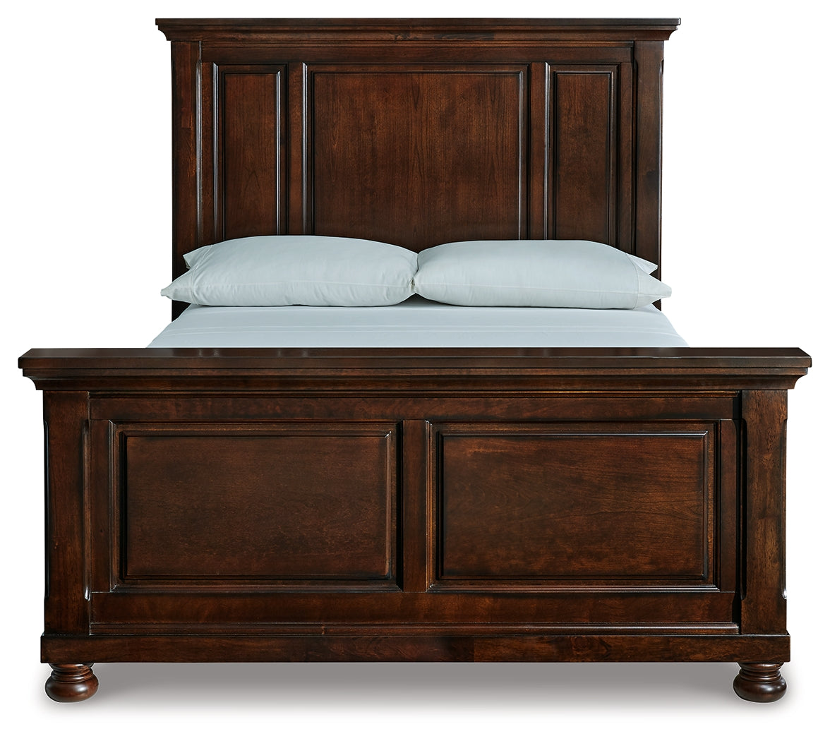 Furniture City Laplace - Ashley Furniture - Porter Bedroom - Queen Panel Bed / Rustic Brown - B697B2