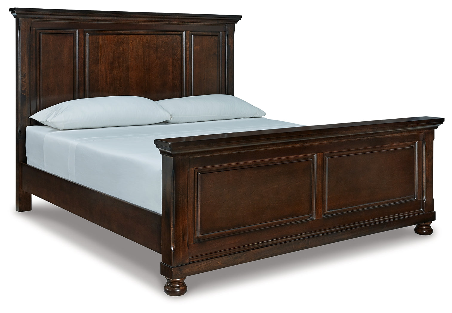 Furniture City Laplace - Ashley Furniture - Porter Bedroom - King Panel Bed / Rustic Brown - B697B11