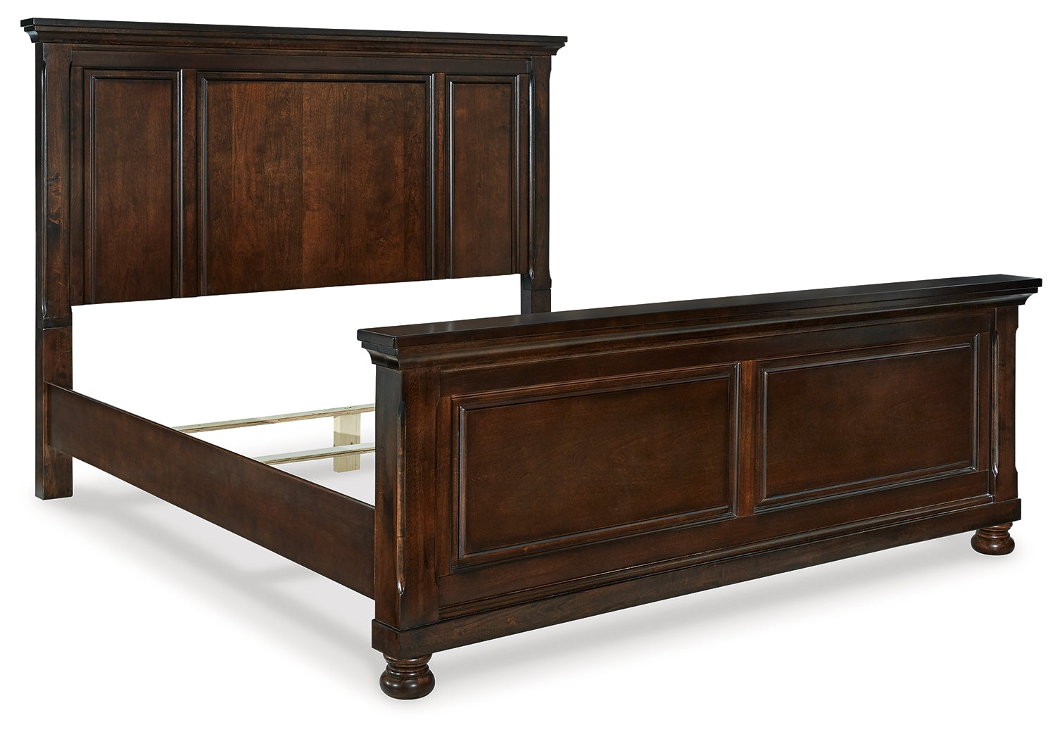 Furniture City Laplace - Ashley Furniture - Porter Bedroom - King Panel Bed / Rustic Brown - B697B11