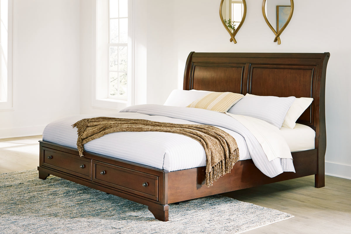 Furniture City Laplace - Ashley Furniture - Trellington King Sleigh Storage Bed - King Sleigh Storage Bed - B716B2