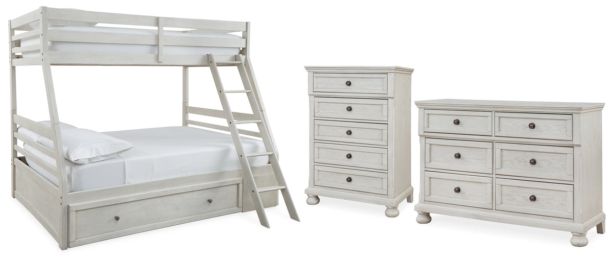 Furniture City Laplace - Ashley Furniture - Robbinsdale Twin over Full Bunk Bed, Dresser and Chest - Twin over Full Bunk Bed, Dresser and Chest - B742B32