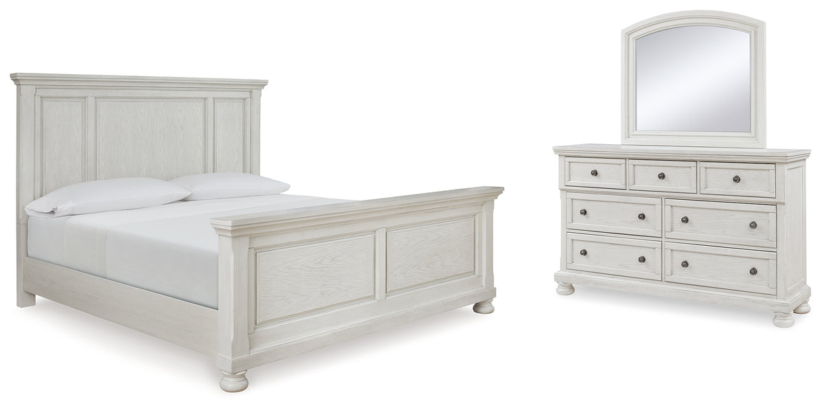 Furniture City Laplace - Ashley Furniture - Robbinsdale Queen Panel Bed, Dresser and Mirror - Queen Panel Bed, Dresser and Mirror - B742B4
