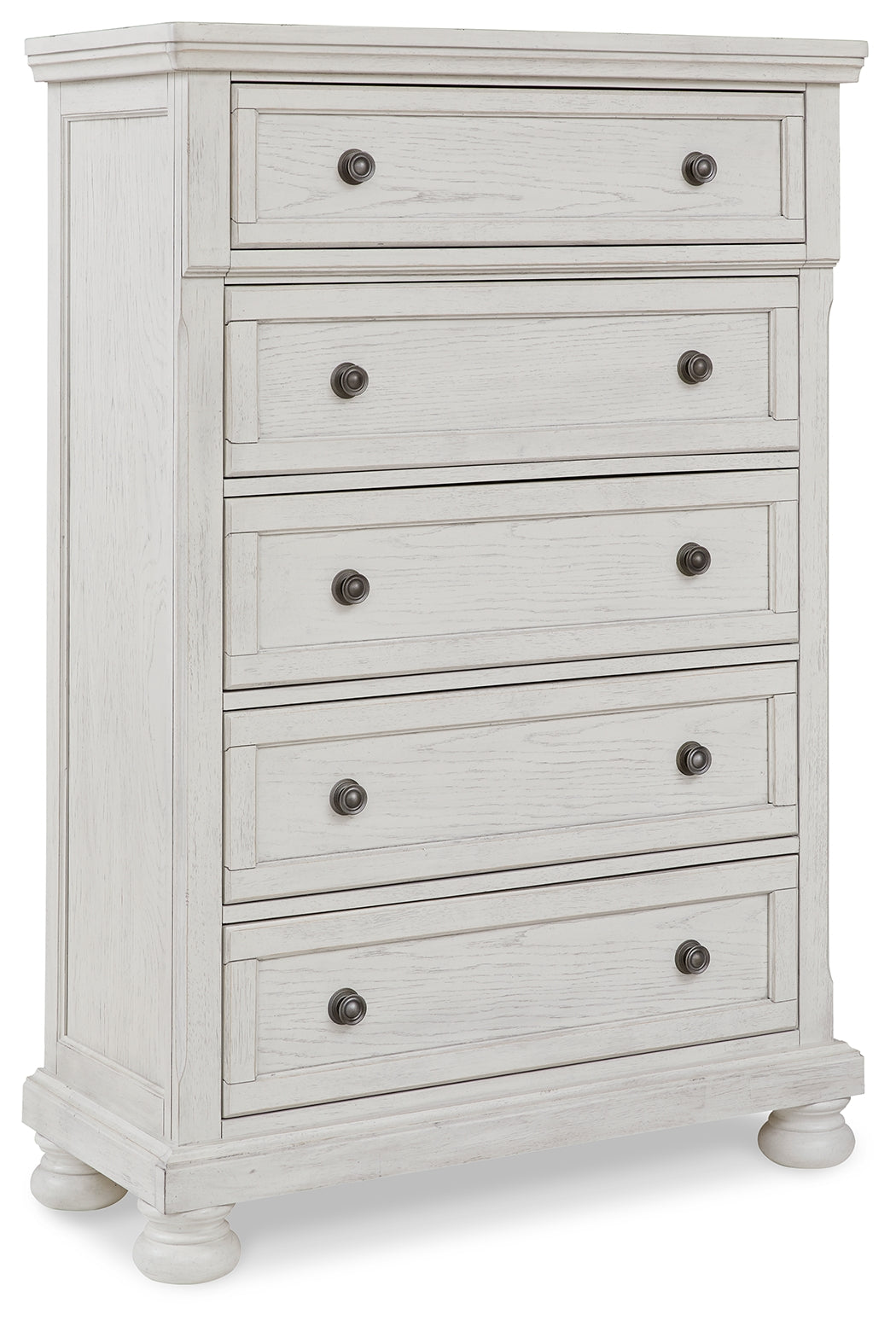 Furniture City Laplace - Ashley Furniture - Robbinsdale Bedroom - One Drawer Night Stand / Antique White - B742-91