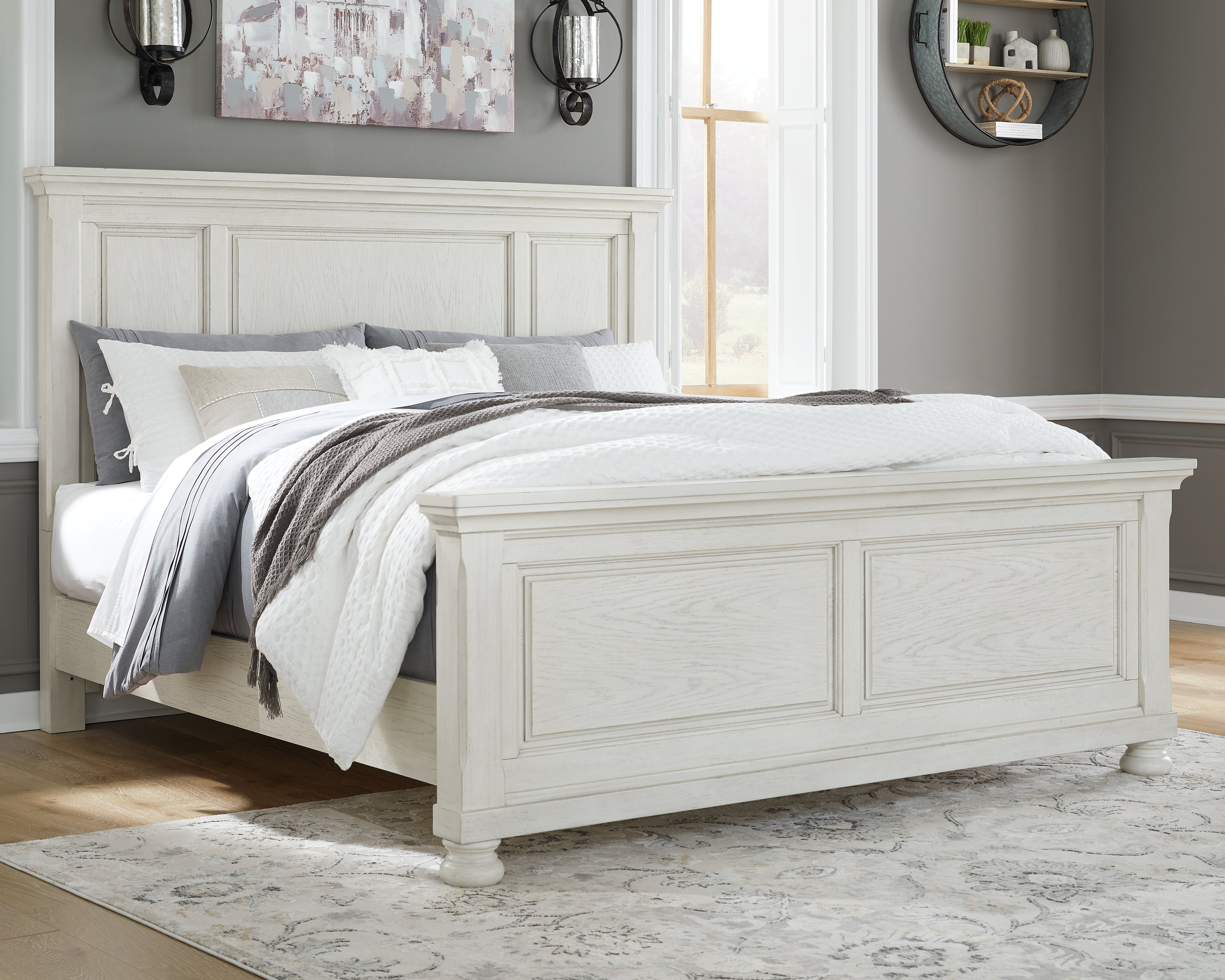 Furniture City Laplace - Ashley Furniture - Robbinsdale King Panel Bed - King Panel Bed - B742B6