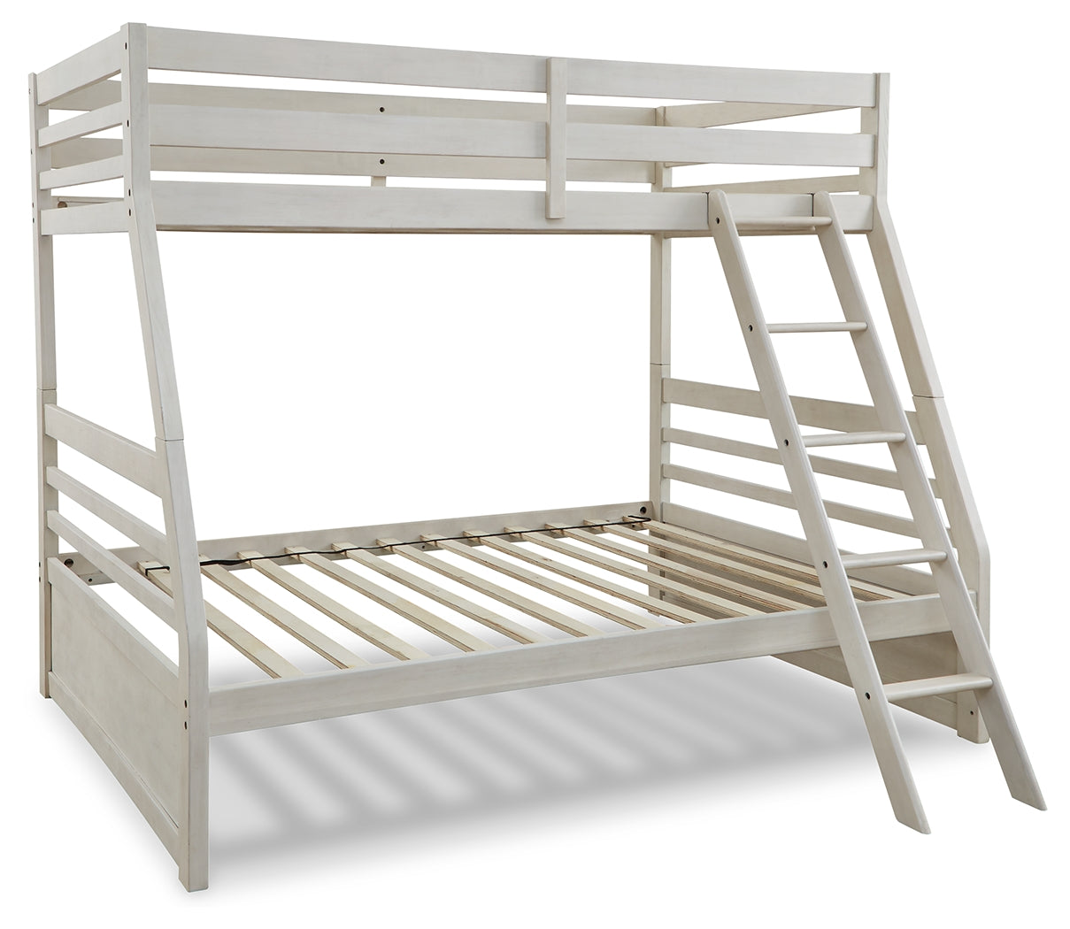Furniture City Laplace - Ashley Furniture - Robbinsdale Bedroom - Twin over Full Bunk Bed / Antique White - B742B17