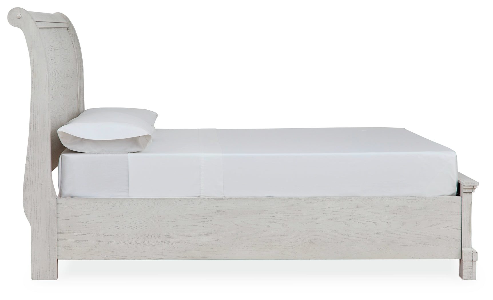 Furniture City Laplace - Ashley Furniture - Robbinsdale Bedroom - Full Sleigh Storage Bed / Antique White - B742B13
