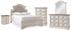 Furniture City Laplace - Ashley Furniture - Realyn Full Panel Bed, Dresser, Mirror, Chest and Nightstand - Full Panel Bed, Dresser, Mirror, Chest and Nightstand - B743B81