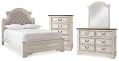 Furniture City Laplace - Ashley Furniture - Realyn Full Panel Bed, Dresser, Mirror and Chest - Full Panel Bed, Dresser, Mirror and Chest - B743B80