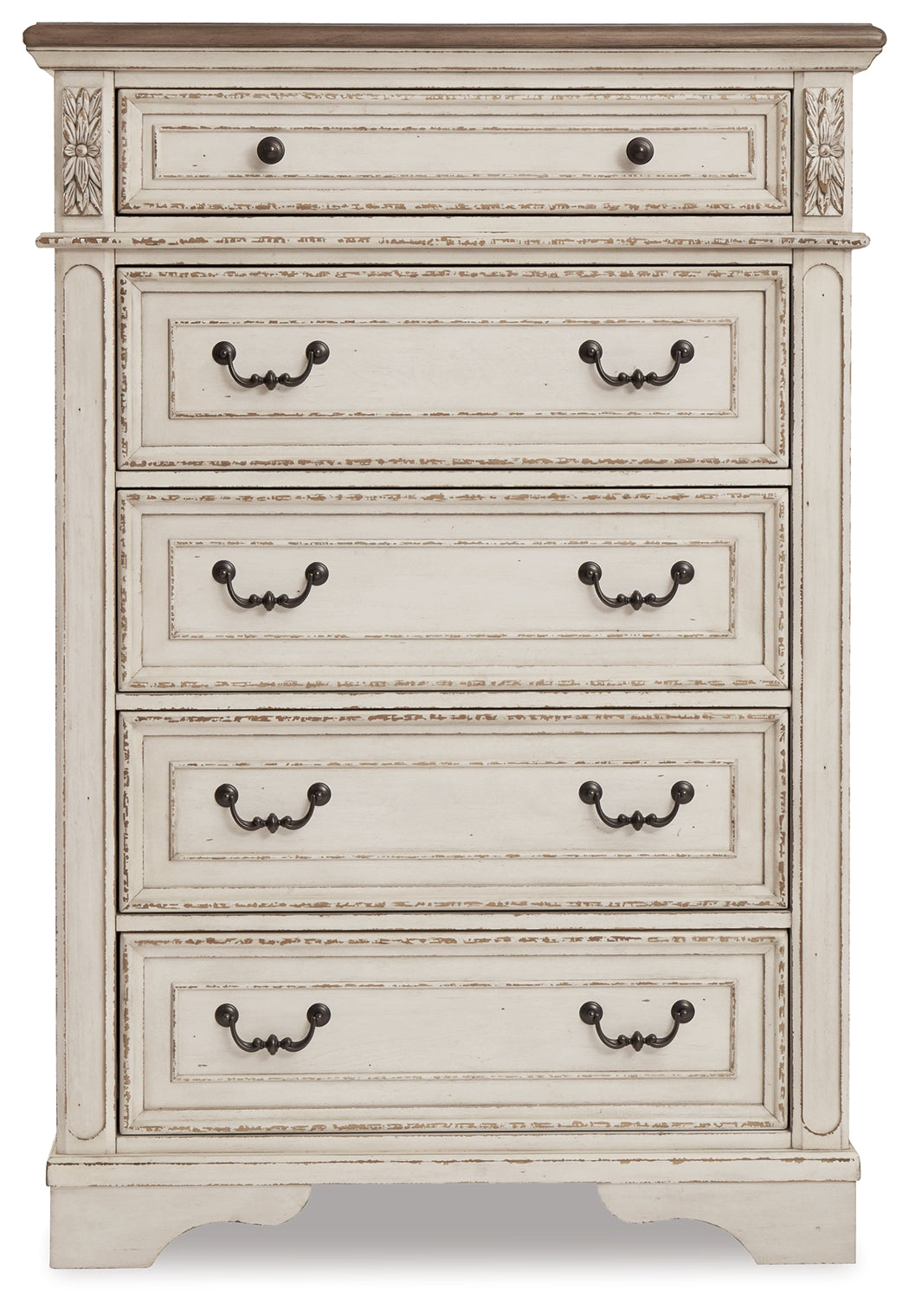 Furniture City Laplace - Ashley Furniture - Realyn Bedroom - Five Drawer Chest / Two-tone - B743-46