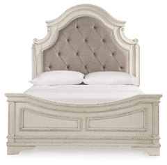 Furniture City Laplace - Ashley Furniture - Realyn Bedroom - California King Upholstered Storage Bed / Two-tone - B743B21