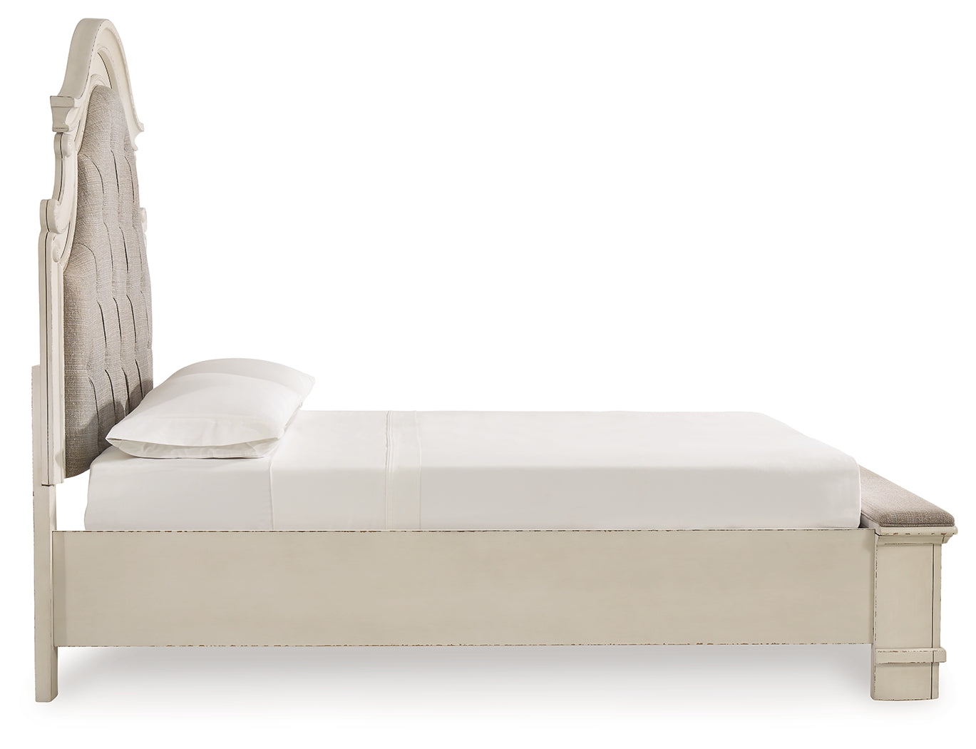 Furniture City Laplace - Ashley Furniture - Realyn Bedroom - Queen Upholstered Storage Bed / Two-tone - B743B18