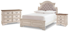 Furniture City Laplace - Ashley Furniture - Realyn Full Panel Bed, Dresser and Nightstand - Full Panel Bed, Dresser and Nightstand - B743B26