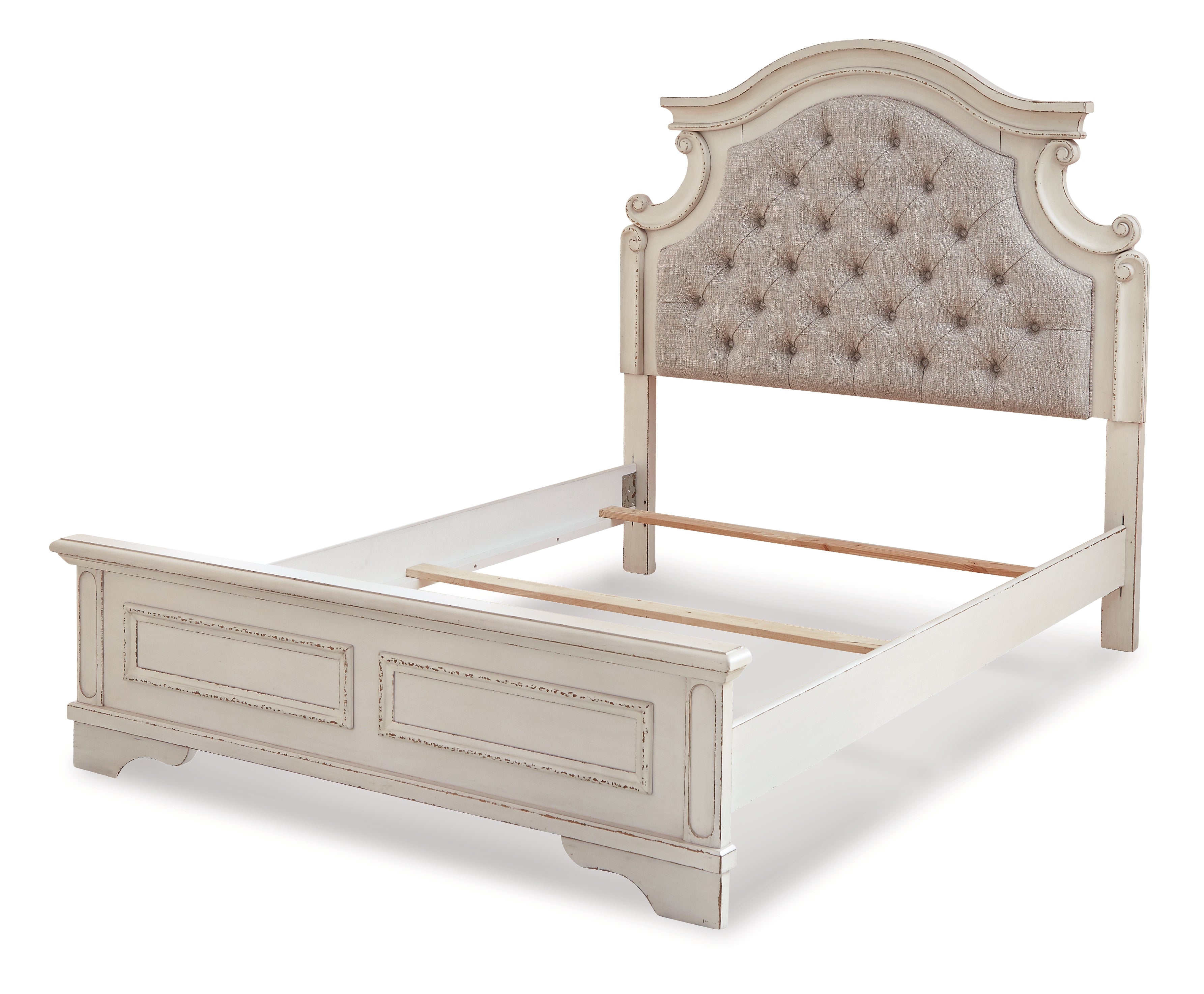 Furniture City Laplace - Ashley Furniture - Realyn Bedroom - Full Panel Bed / Chipped White - B743B14