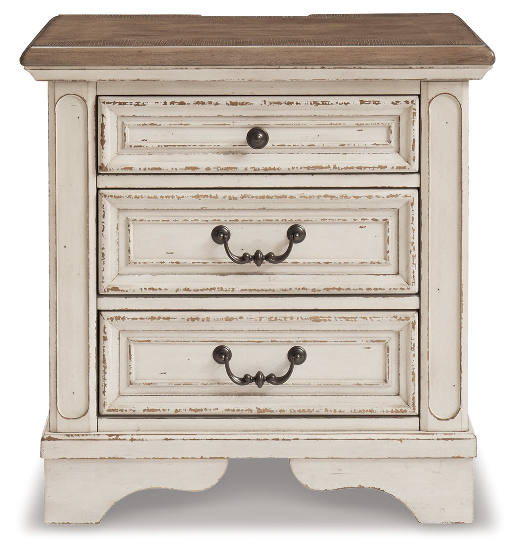 Furniture City Laplace - Ashley Furniture - Realyn Bedroom - Three Drawer Night Stand / Two-tone - B743-93