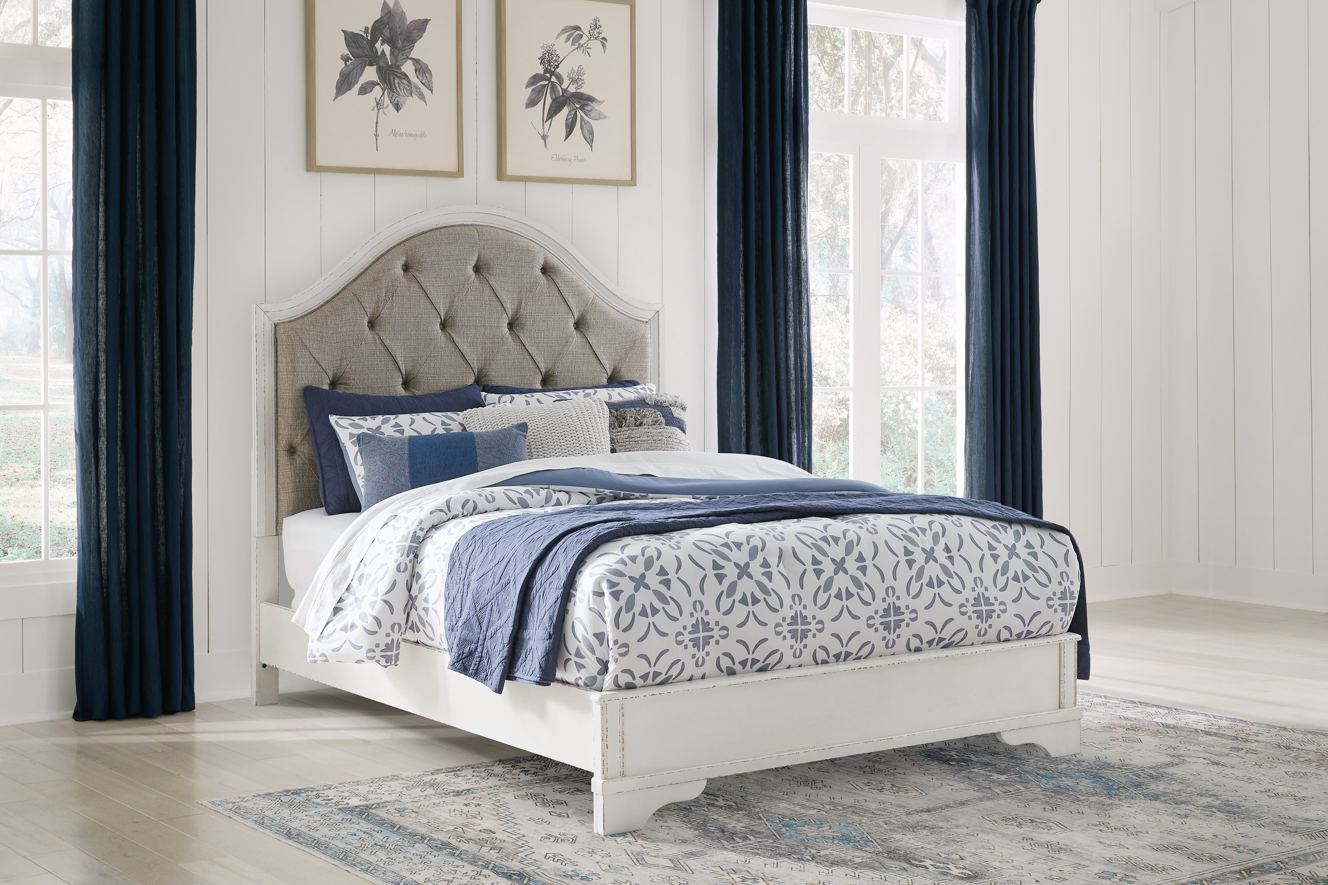 Furniture City Laplace - Ashley Furniture - Blendon Bedroom - Queen Upholstered Panel Bed - B747B2
