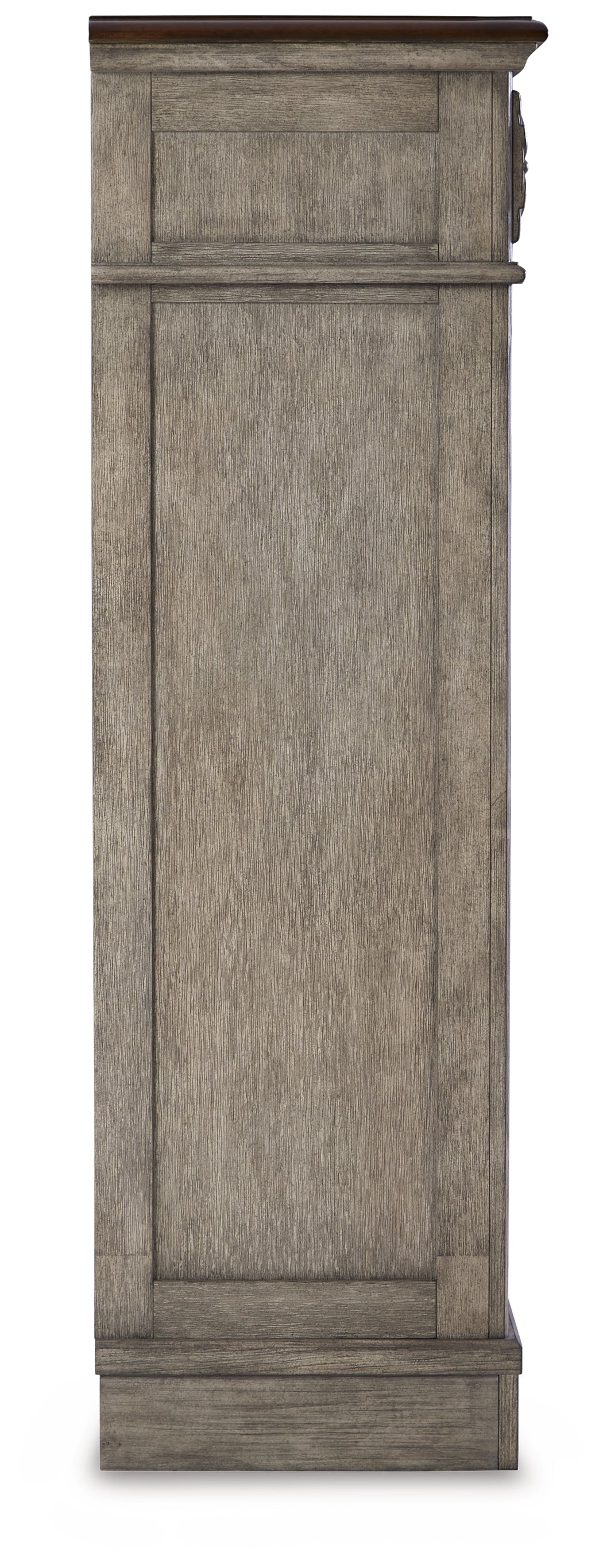 Furniture City Laplace - Ashley Furniture - Lodenbay Bedroom - Five Drawer Chest / Antique Gray/Brown - B751-46